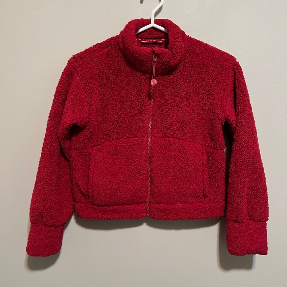 Athleta Girl Sherpa Fleece Jacket, size 8-10